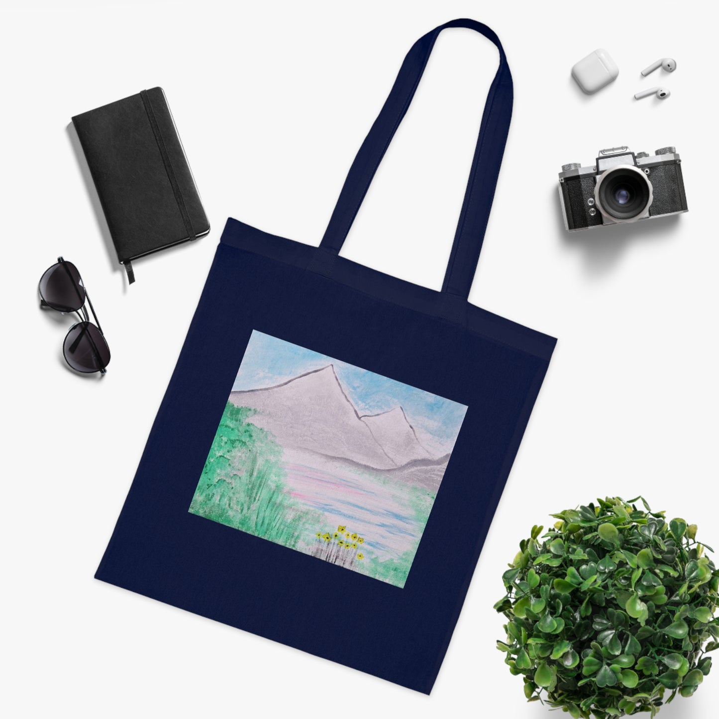 Moving Mountains Cotton Tote Bag