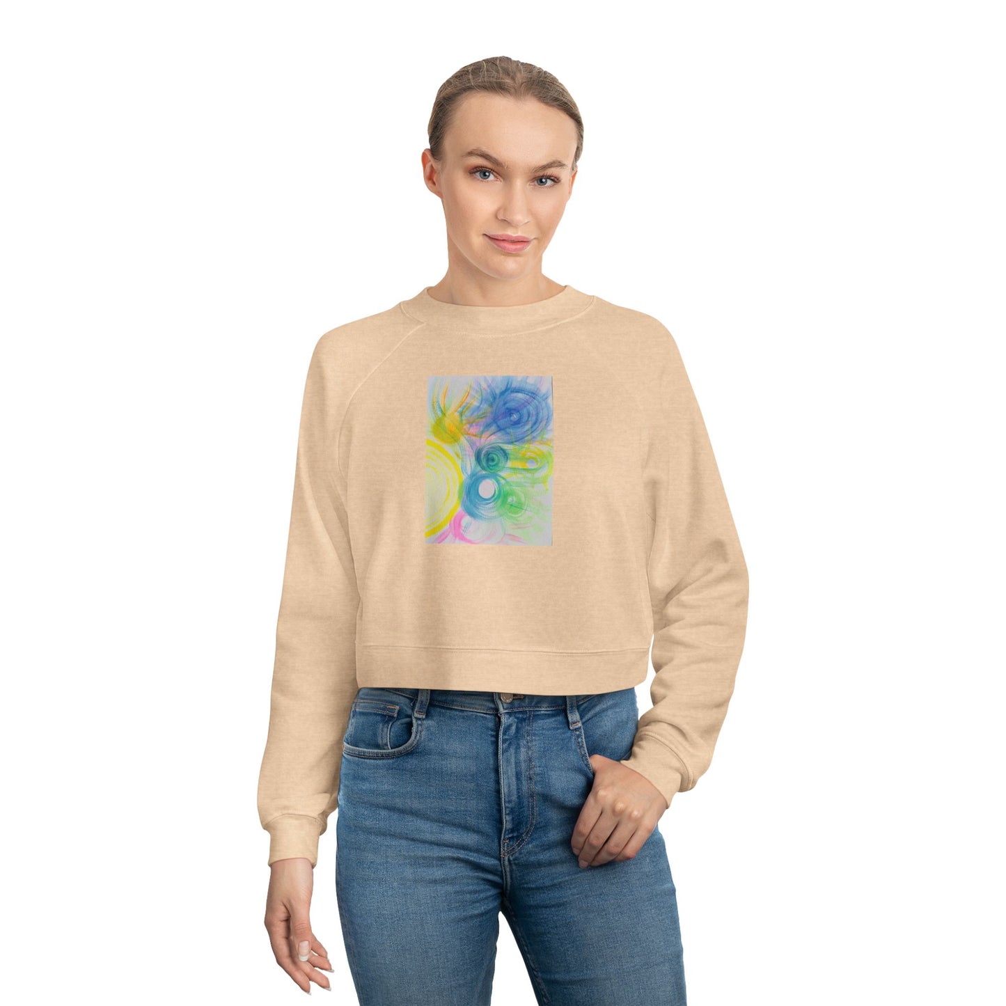 Celestial Heavenly Sounds Cropped Fleece