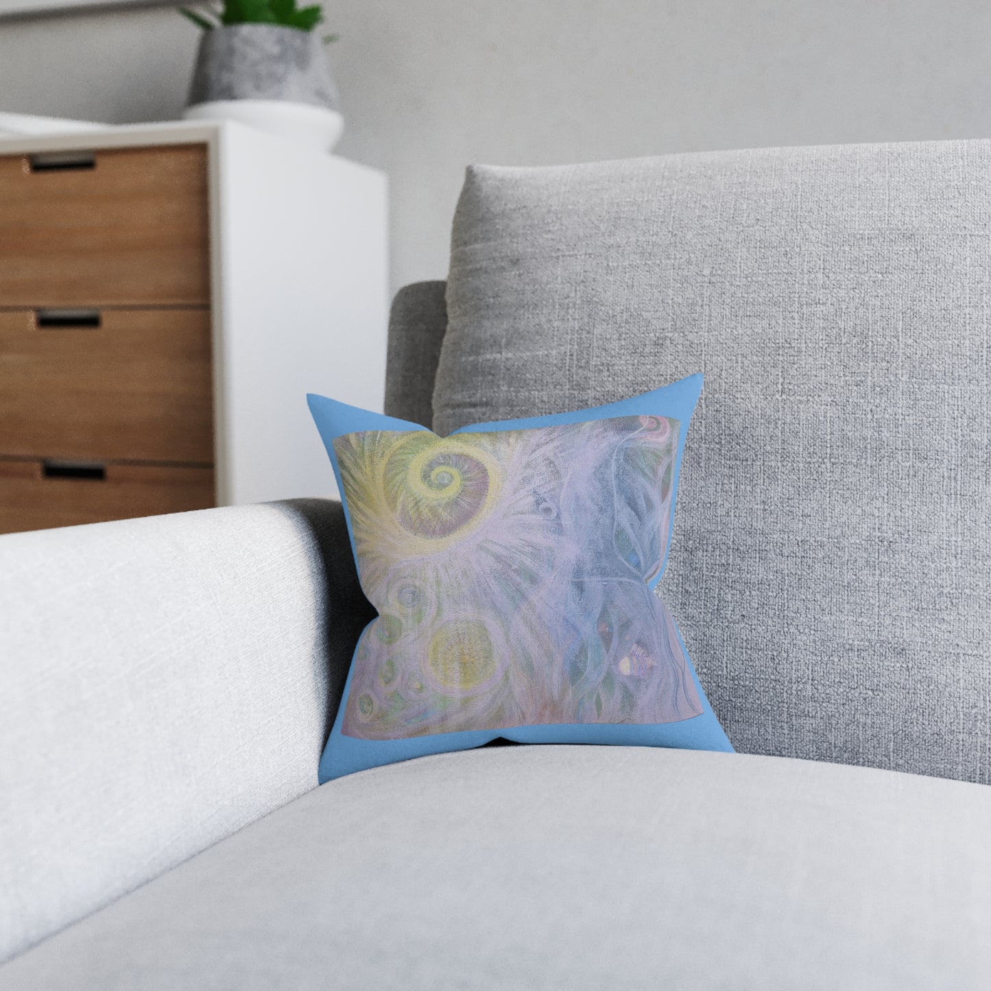 Divine Union Cushion (faux suede)