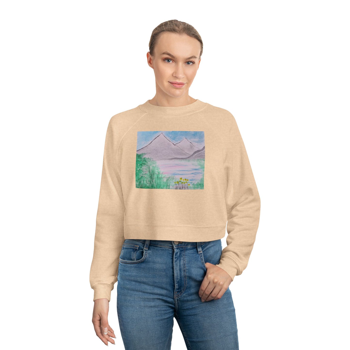 Moving Mountains Cropped Fleece