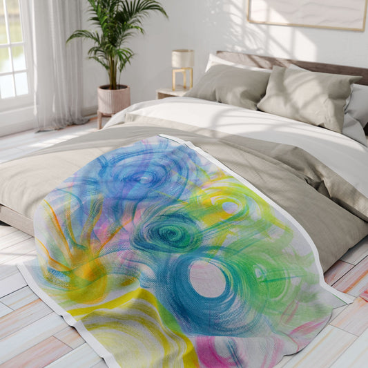 Celestial Heavenly Sounds Fleece Blanket