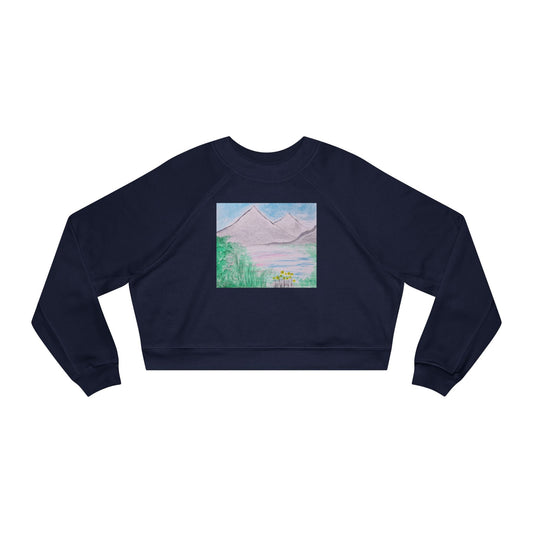 Moving Mountains Cropped Fleece