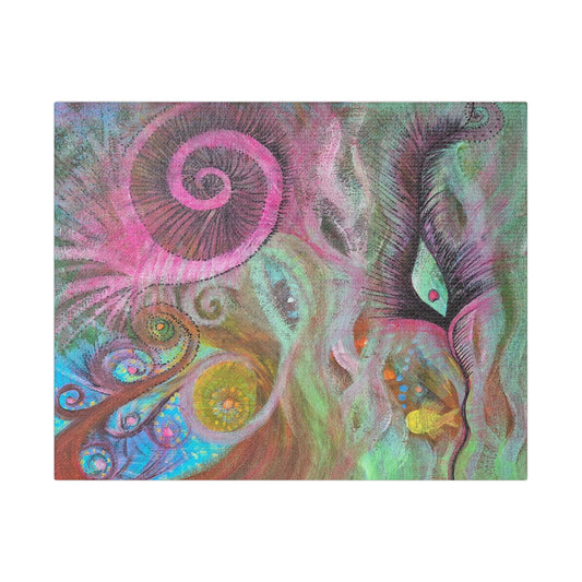 Feminine Freedom Satin Canvas 10" x 8"